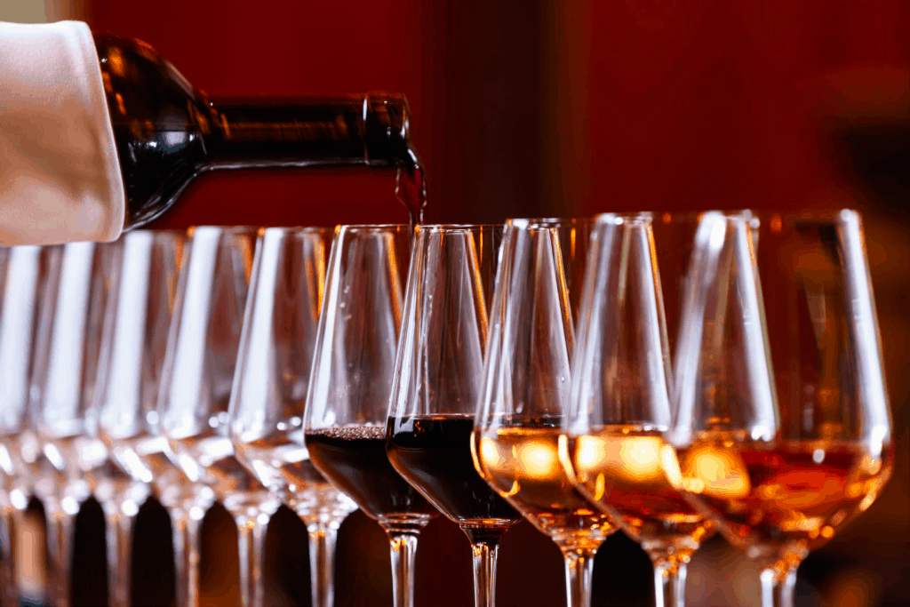 servicio de catering vinos